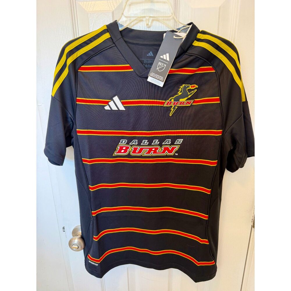 Adidas Dallas Burn FC Jersey Youth Unisex XL 15-16Y MLS Soccer Futbol NWT
